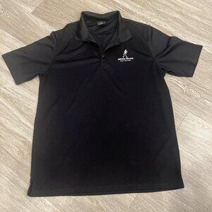 Johnnie Walker Men's XL Short Sleeve Polo Shirt Golf Black Club Bar